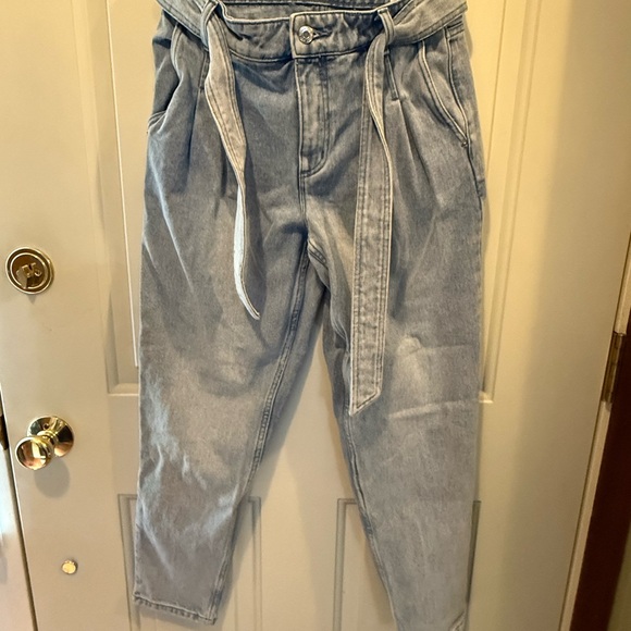 Michael Kors Denim - Michael Kors Light Blue Paper Bag Denim Jeans